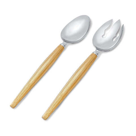 Набор приборов для салата L'Objet Deco Leaves, 30 см