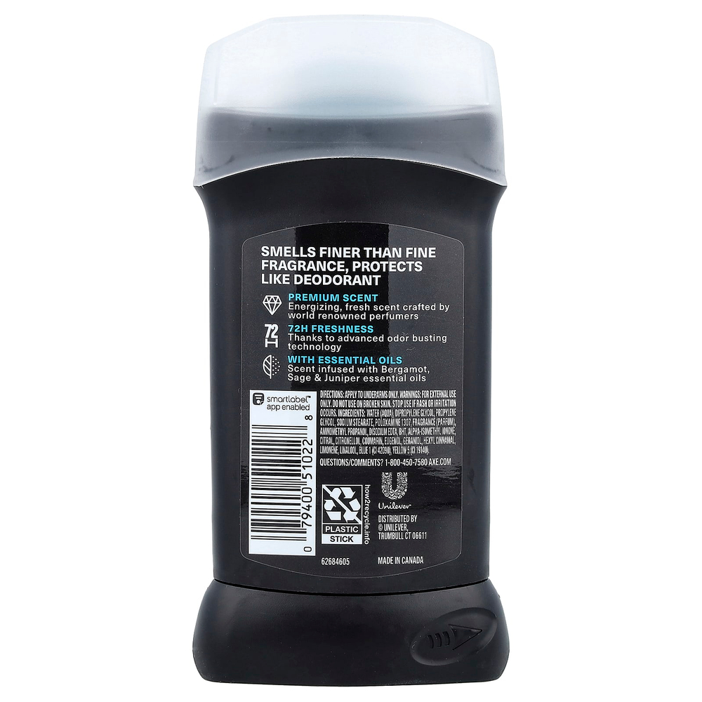 AXE, премиальный дезодорант, вода с бергамотом, 85 г (3 унции)