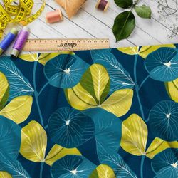 Ткань премиум дюспо эффектные крупные листья