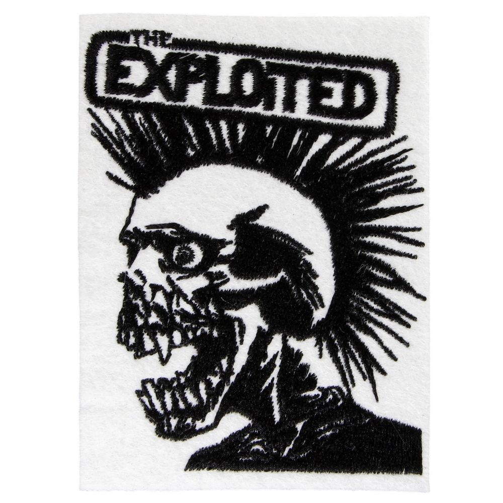 Нашивка с вышивкой группы The Exploited