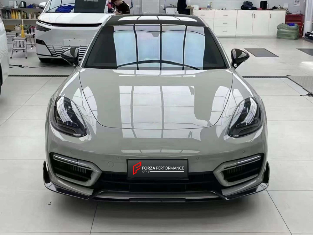 Карбоновая губа переднего бампера для PORSCHE PANAMERA 971 GTS 2020+