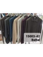 Лонгслив поло большие размеры с воротником