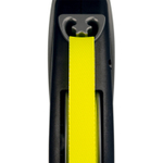 flexi рулетка Giant Neon XL (от 50 кг) лента 8 м, светоотражающая, желтый неон