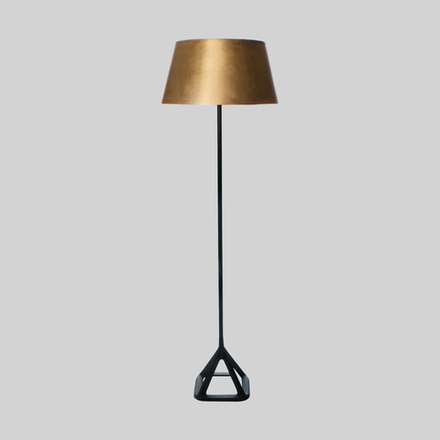 Floor design lamp  Base Brass by Tom Dixon