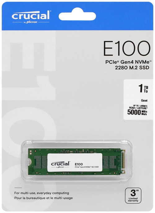 SSD Crucial CT1000E100SSD8 1000 Гб