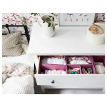 Комод с 3 ящиками - IKEA HEMNES, 96x108 см, белый, ХЕМНЭС ИКЕА