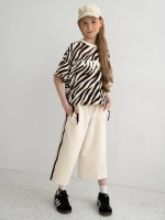 Костюм для девочки, футболка и кюлоты