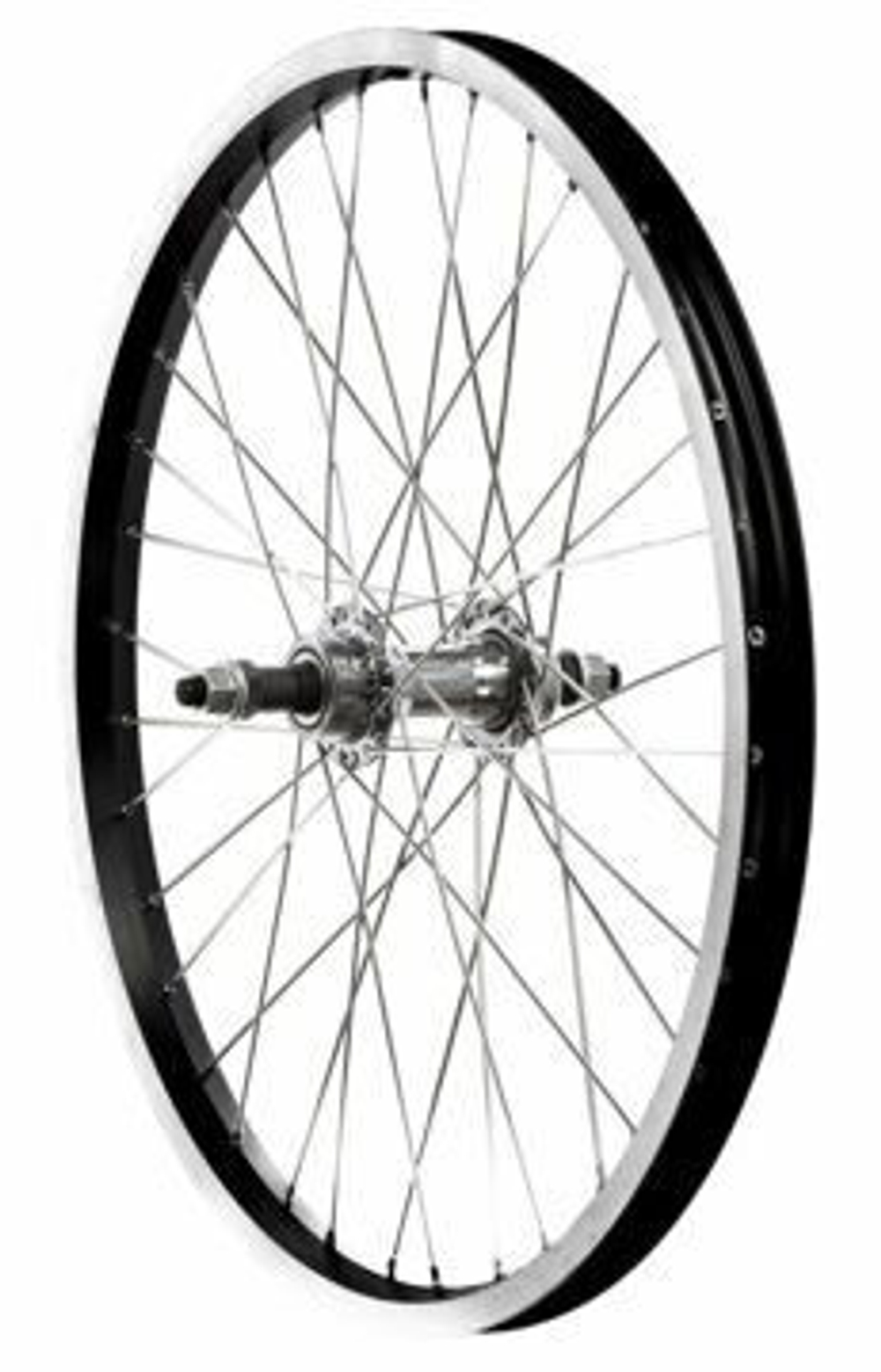 Колесо заднее, 20'', втулка WZ-201R, 28 отв., 135 мм, 3/8" (гайка), V-Brake, под трещотку 6/7 ск., о
