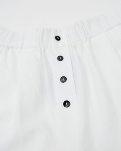 Шорты изо льна и вискозы белый