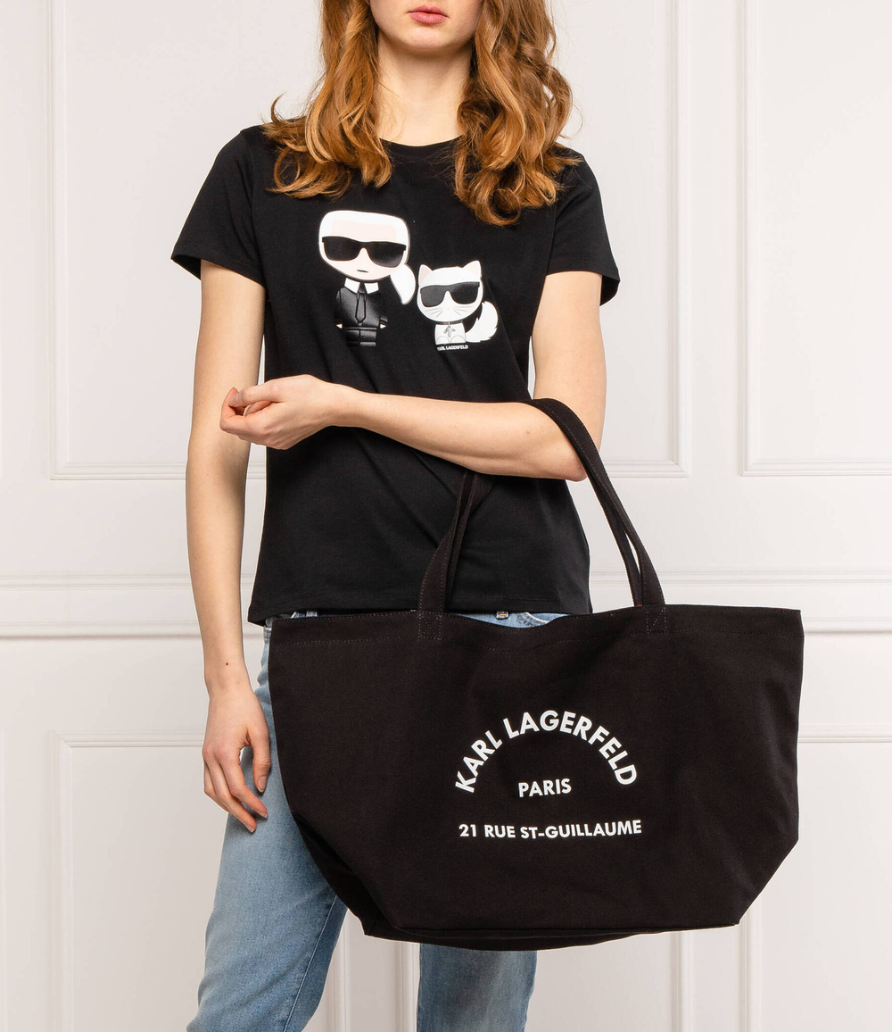 сумка-шопер rue st guillaume Karl Lagerfeld - черный(201W3138)