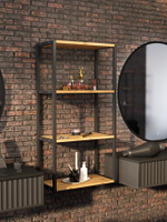 Полка настенная высокая лофт LINEA MAXI