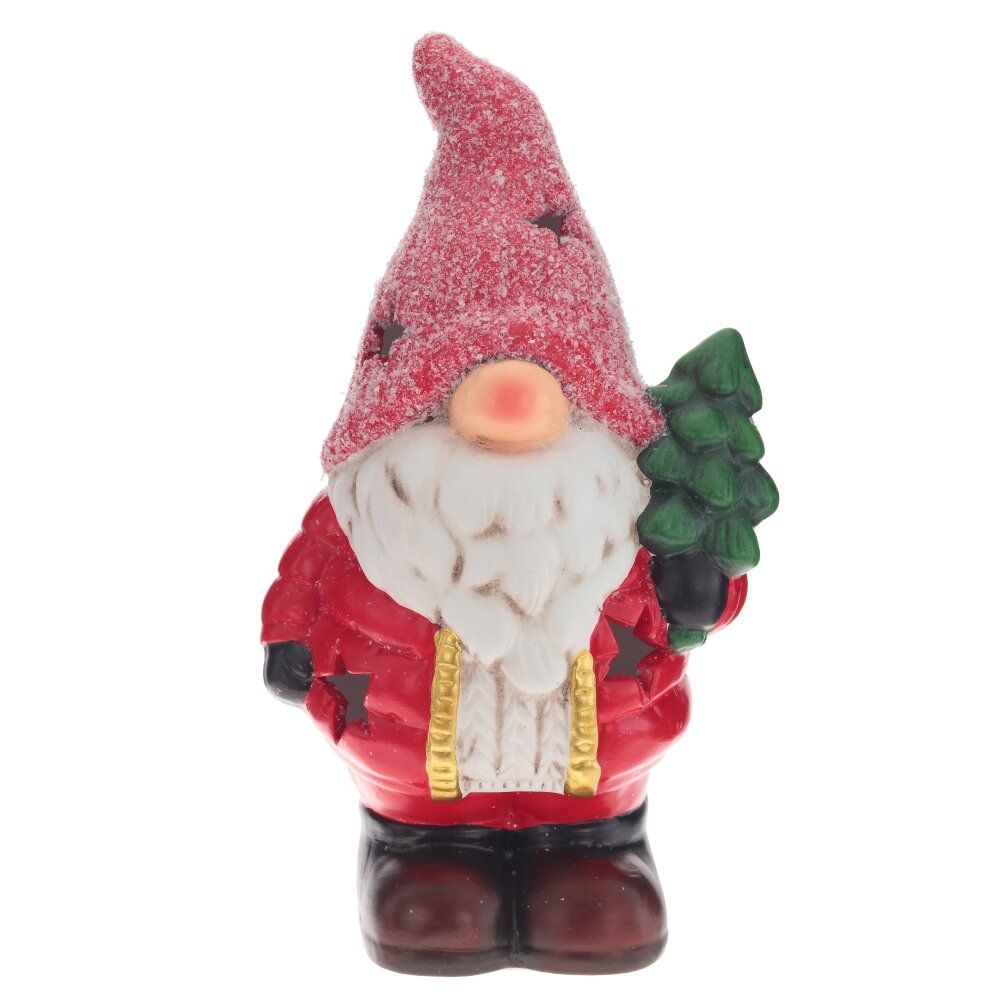 GAEM Фигурка декоративная с подсветкой "Гном", L12 W9 H21 см, (2хLR44), 2в.