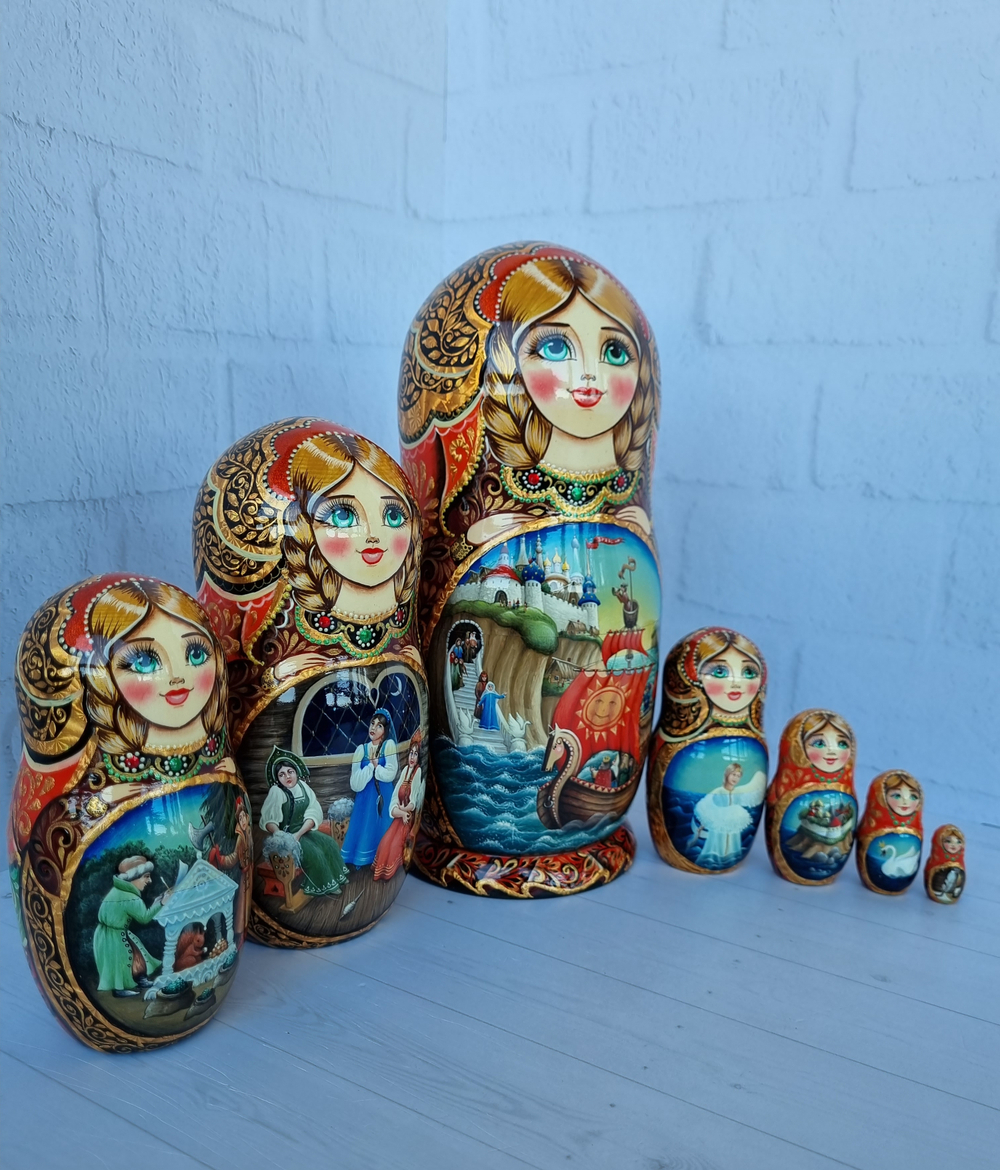 Матрёшка 21см "Царь Салтан" 7мест