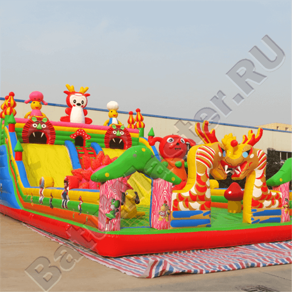 Коммерческий надувной батут "Драконы"