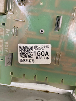 215 Модуль управления для стиральной машины Haier 0021800150A б/у