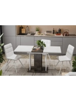 Стол кухонный обеденный раздвижной 110х67,8х75 см