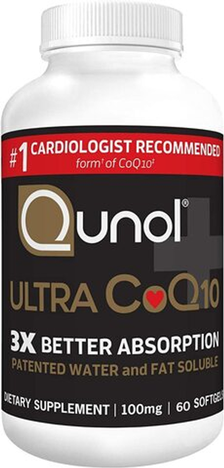 Qunol, Ультра коэнзим Q10 100 мг, Ultra CoQ10 100 mg, 60 капсул