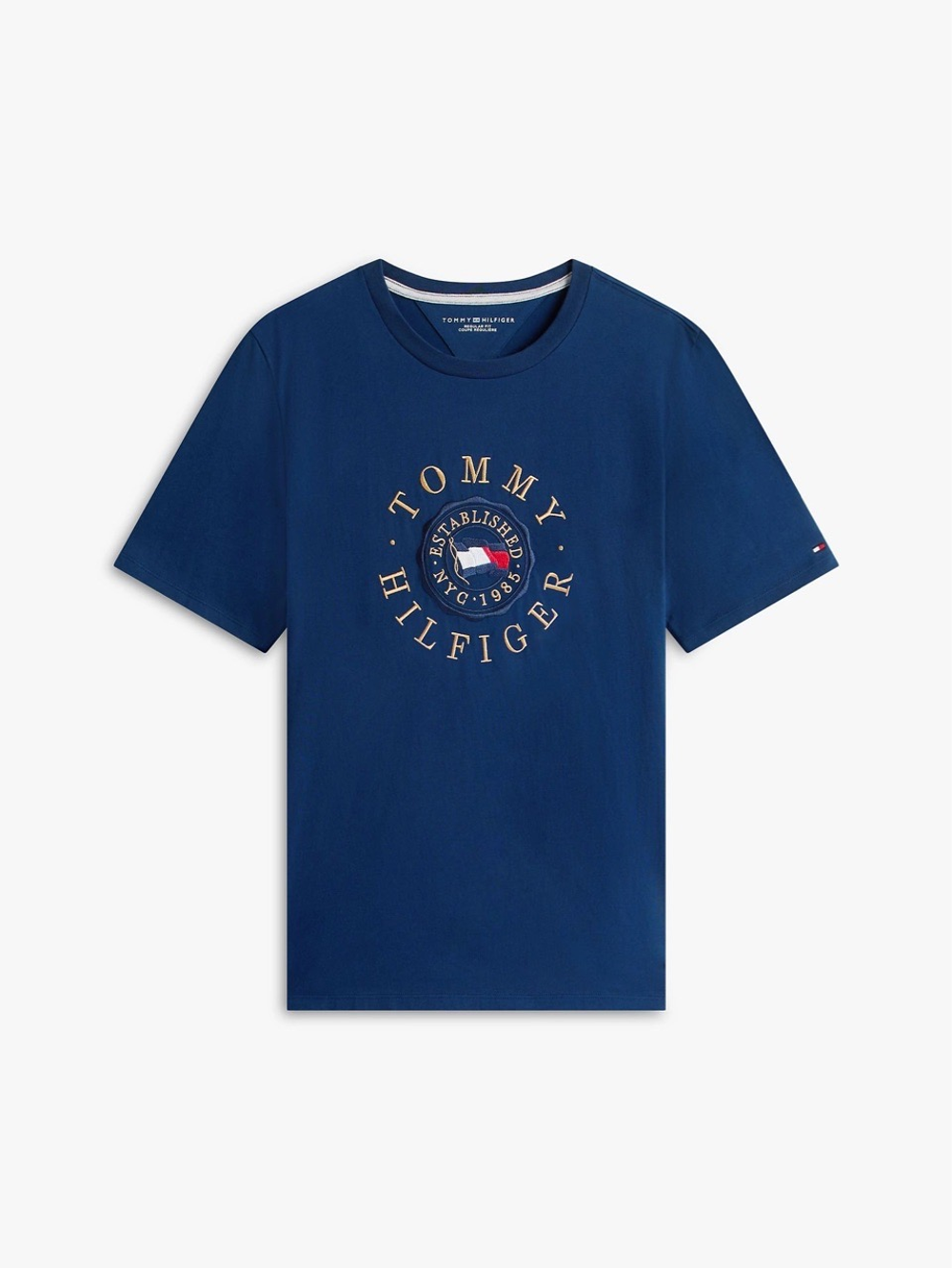 Футболка Tommy Hilfiger Circle Flag Logo Light Navy