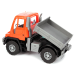 Самосвал бортовой Мерседес "Unimog U 500" люкс 17,5см. оранж. сет. (Лена)