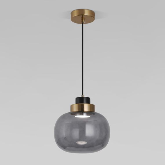 Подвесной светодиодный светильник Eurosvet Jeffry 50241/1 Led дымчатый