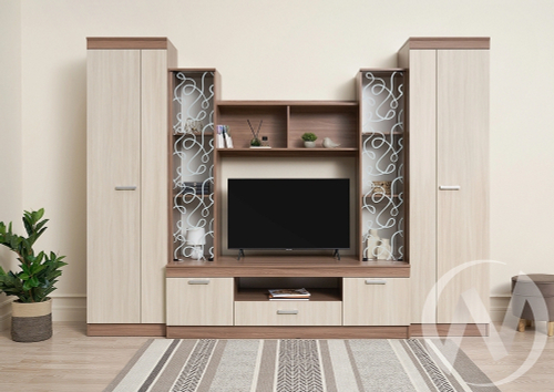 Гостиная Атлантида 4 (ясень шимо темный/ясень шимо светлый)