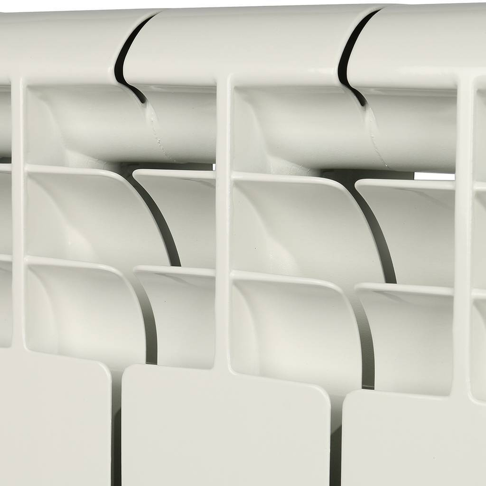 ROMMER AL500-80-80-100 10 секции радиатор алюминиевый (RAL9016)