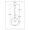 Подвесной светодиодный светильник Arte Lamp Padova A2404SP-23AM