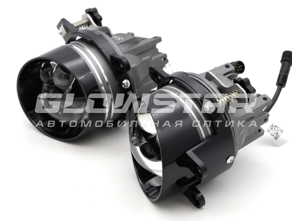 Светодиодные ПТФ Sariti N5, 3.0 дюйма, 12V, 45/786W, 6000K, крепление Toyota/Lexus (комплект, 2шт)
