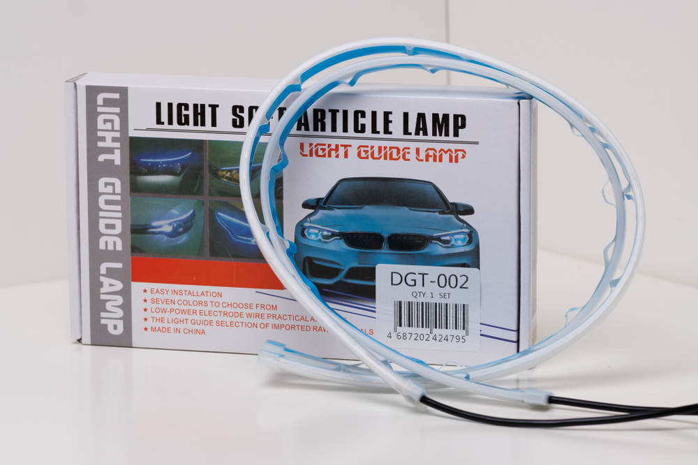 LED DRL гибкая лента для фар 60см Динамическая