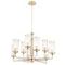 Подвесная люстра Crystal Lux Gloria SP9 Brass