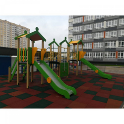 Детский игровой комплекс Домино Северный Мишка Н-1500 и Н-1200 ДИО 03140