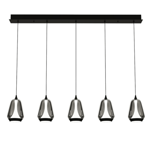 Подвесной светильник MD24001011-5B black/smoky