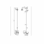 Душевая система Burlington Claremont H295A-CL