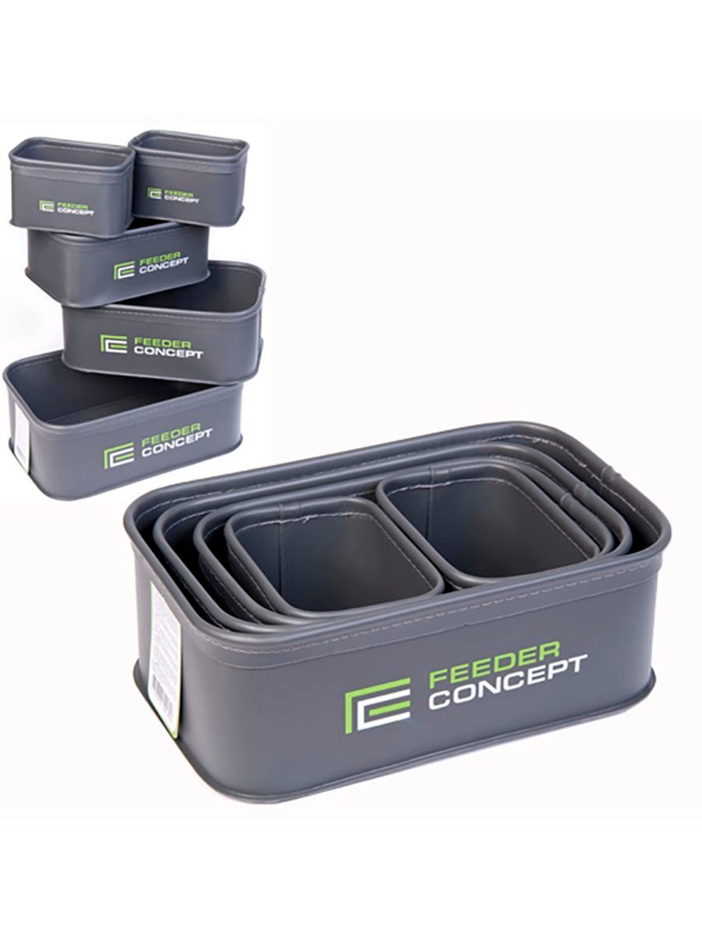 Емкости для прикормки и насадки Feeder Concept EVA 3шт. 01 набор 270х170х75
