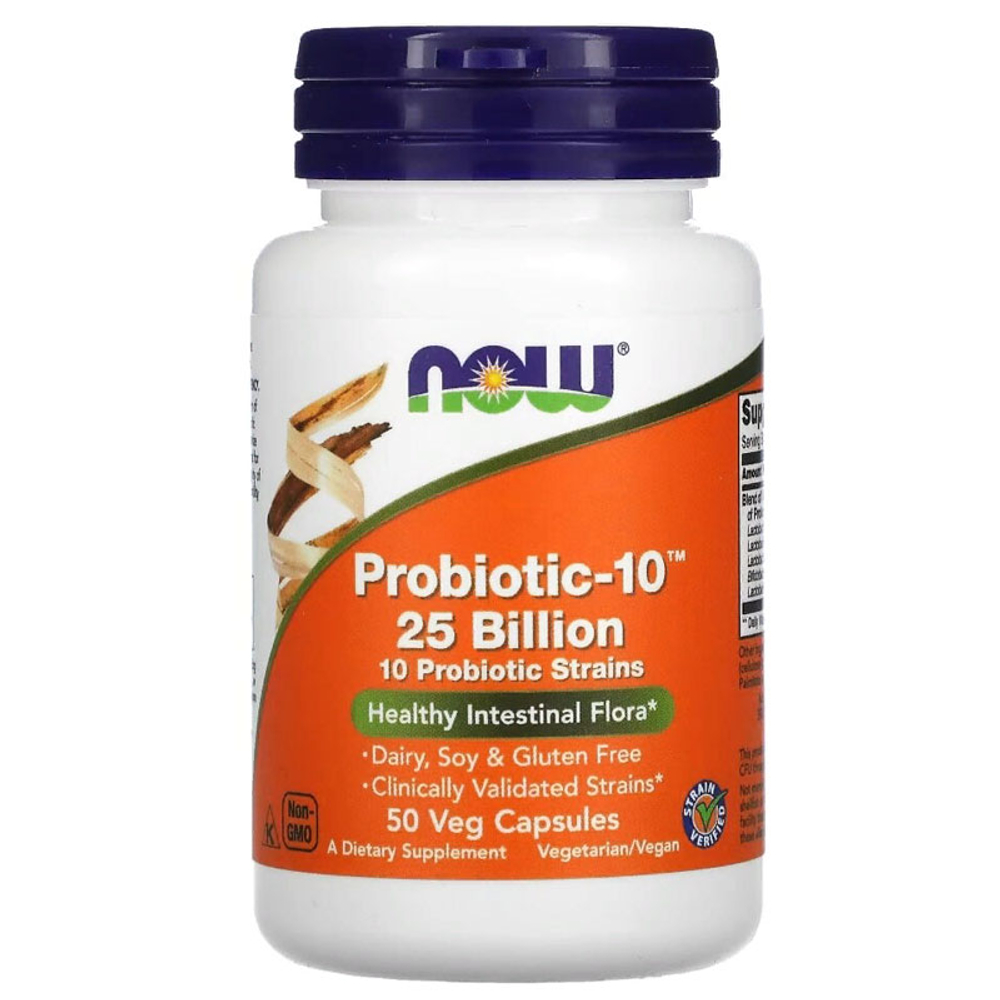 NOW Probiotic-10 25 Billion (50 капс.)