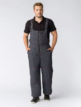 Полукомбинезон зимний "Флофт" (т.серый)