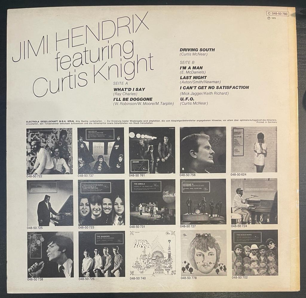 Jimi Hendrix Featuring Curtis Knight- Before The Deluge (Германия 1970г.)