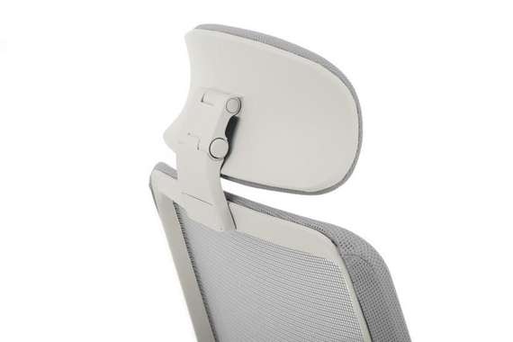 Кресло Work W-218C WHITE Светло-серый