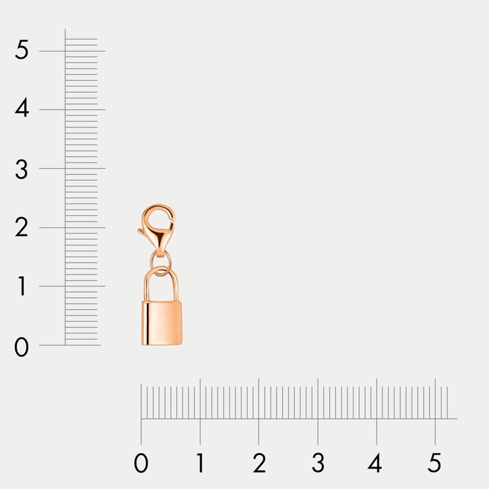 Женская подвеска из розового золота 585 пробы (арт. 0303930)