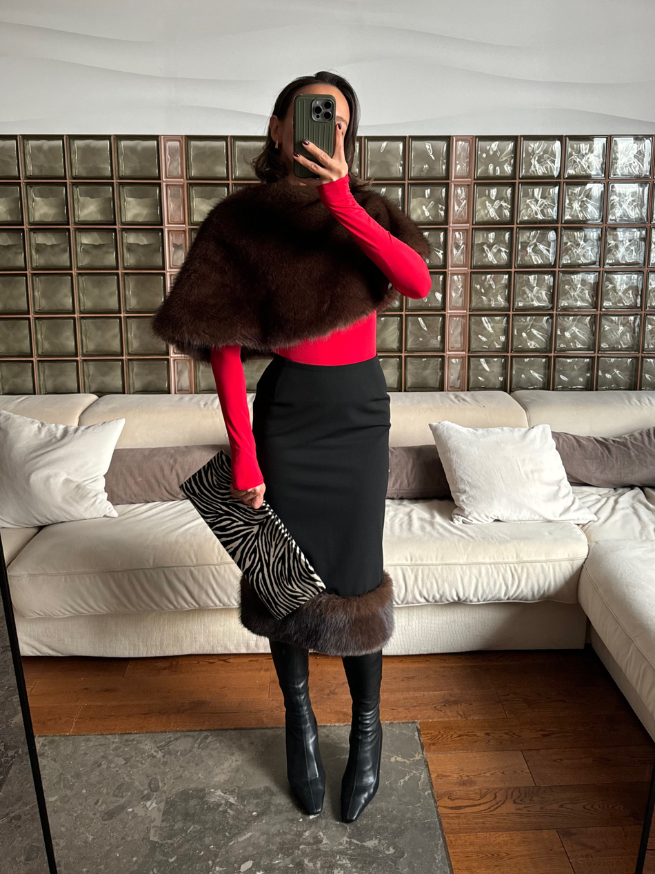 Боди из микрофибры красное