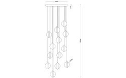 Подвесной светильник Arte Lamp FABERGE