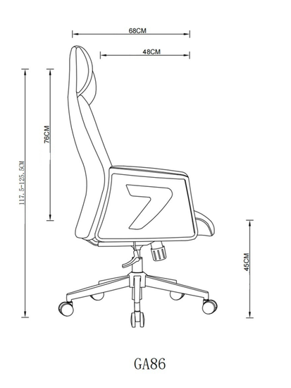 Кресло офисное GA86