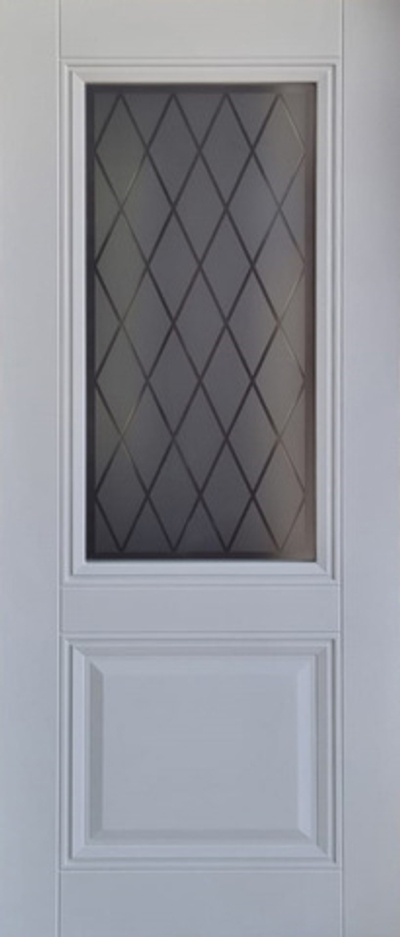 Межкомнатная дверь РДК "Грация-2" серая