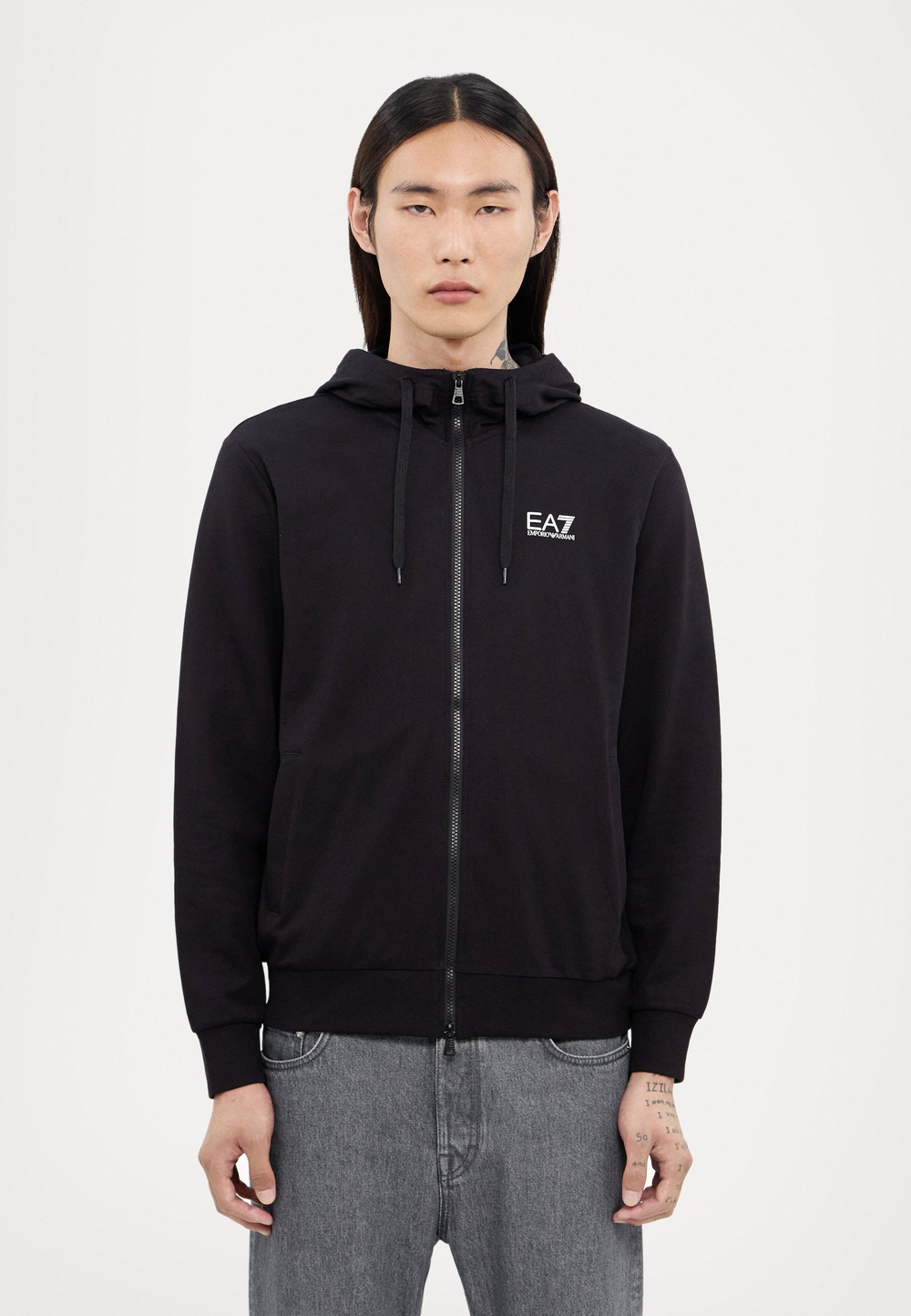 EA7 Emporio Armani UNISEX - Толстовка на молнии - Чёрный
