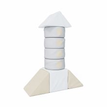 Мягкий игровой комплекс Romana «Ракета» (серо-бежевый)