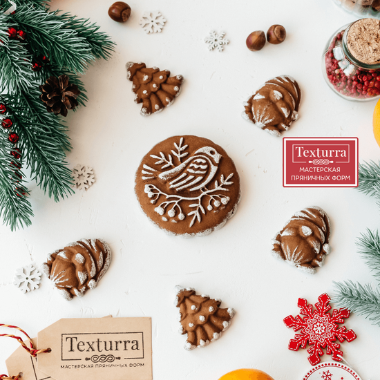 Пряничная форма Снегирь