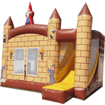 Коммерческий надувной батут "Школа волшебников"