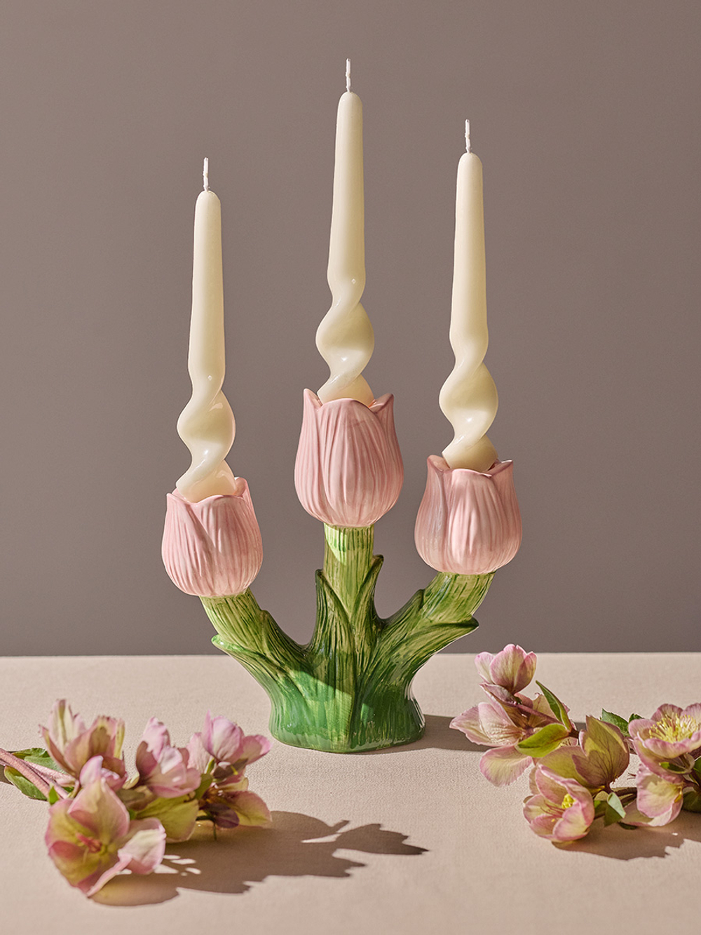 Подсвечник для трех свечей из коллекции, 20 см