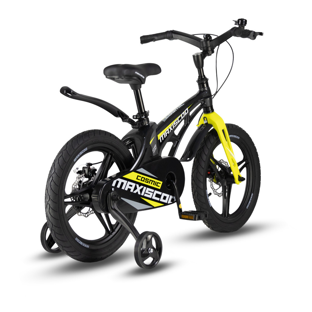 Велосипед 16" Maxiscoo COSMIC Deluxe Мокрый Антрацит (2024)