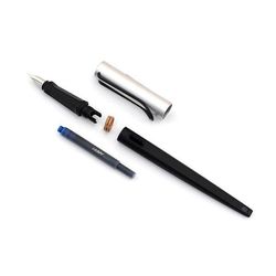 Перьевая ручка Lamy Joy 011 черно-серебристая перо 1.5 мм (4029991) 1